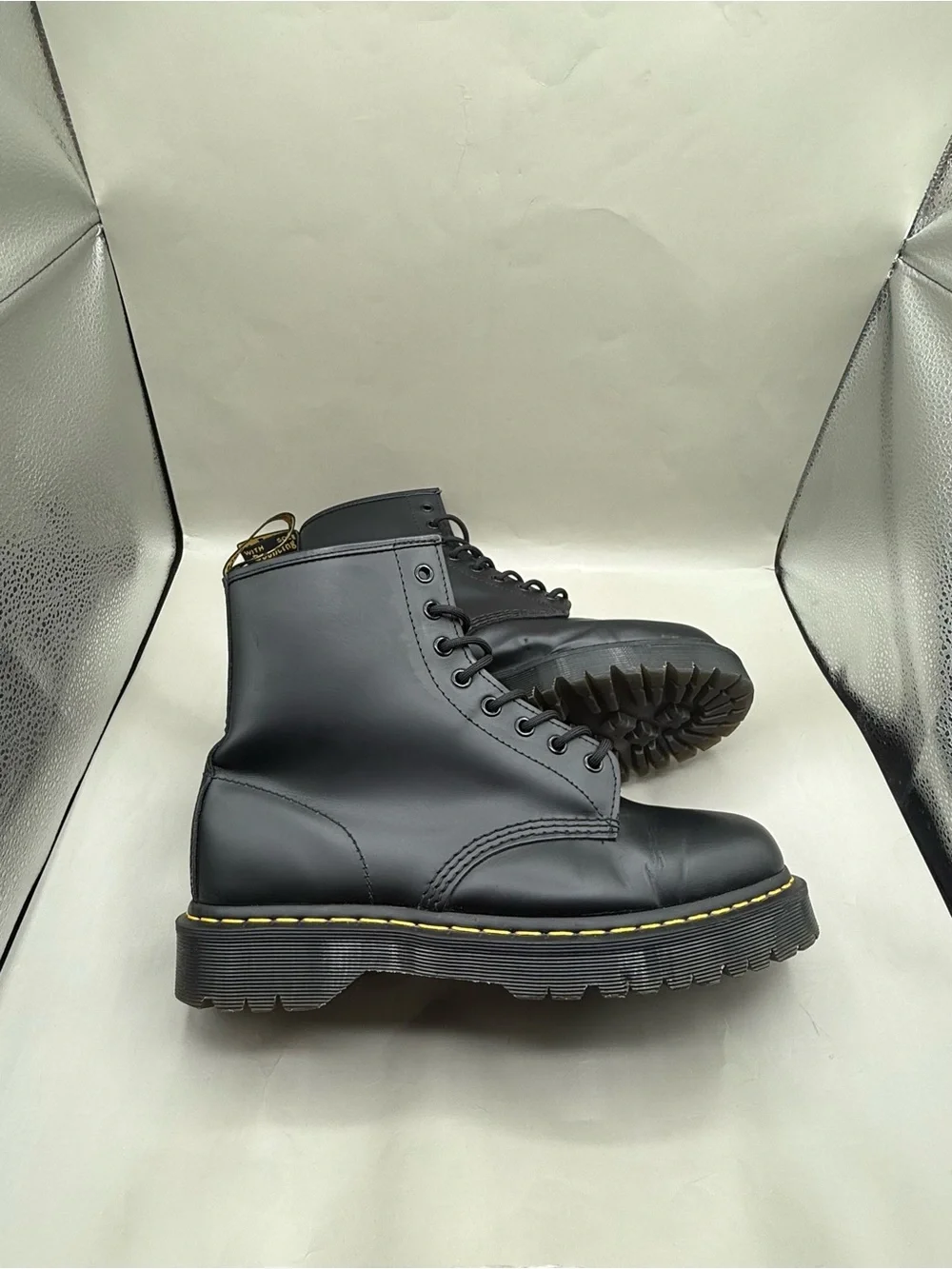 Dr. Martens 1460 Bex Smooth Leather Boot Black Vintage Smooth Men Size 11 Clean
